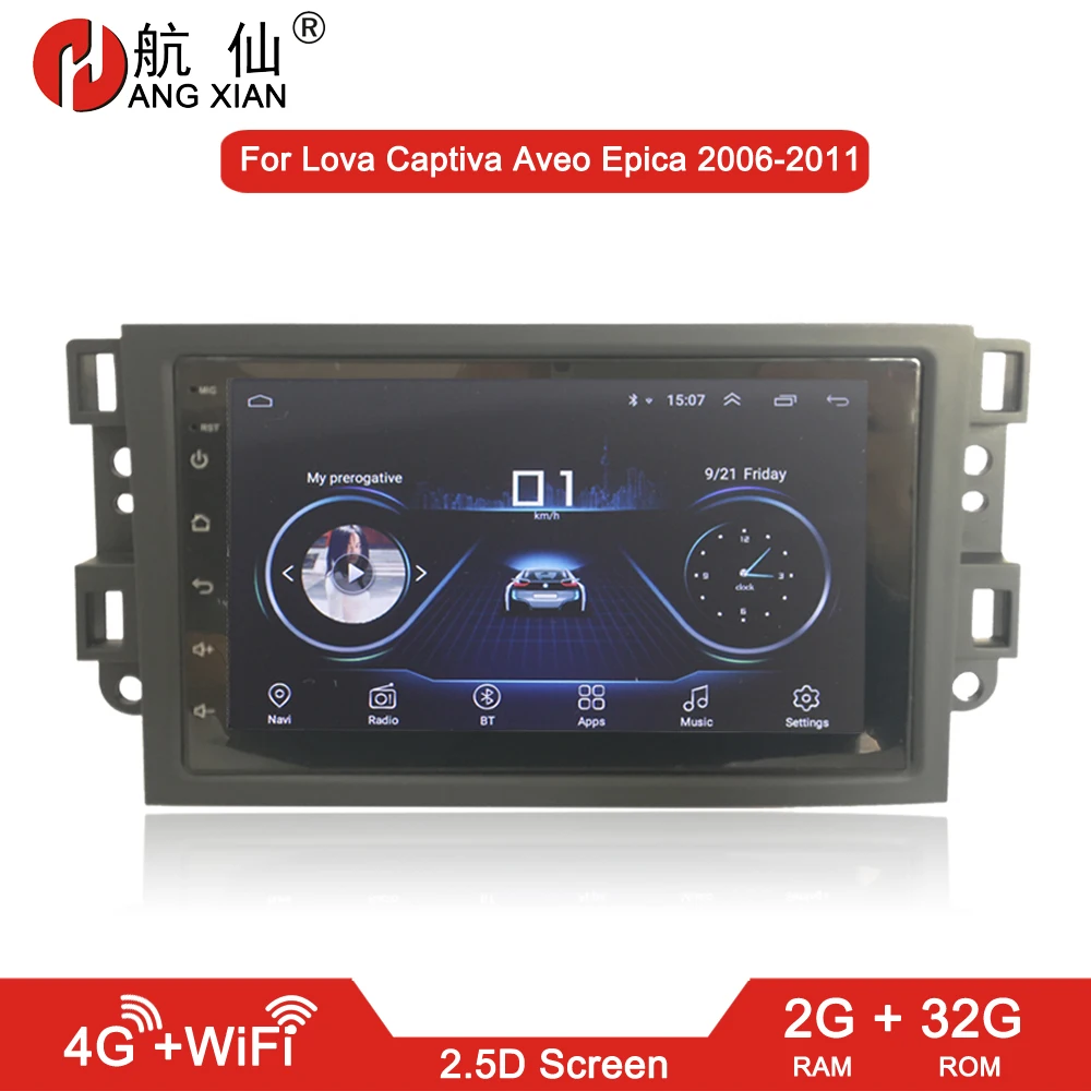 4G wifi 2G 32G Автомагнитола HANGXIAN 2 din Android 9,1 для Chevrolet Lova Captiva Gentra Aveo Epica 2006-2011 Автомобильный dvd-плеер автомобильные аксессуары - Цвет: 4G wifi 2G 32G