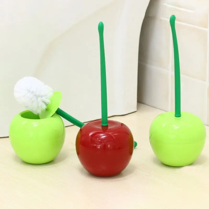 Пластиковая щетка для унитаза и держатель ванной комнаты щетки чистки с прочной