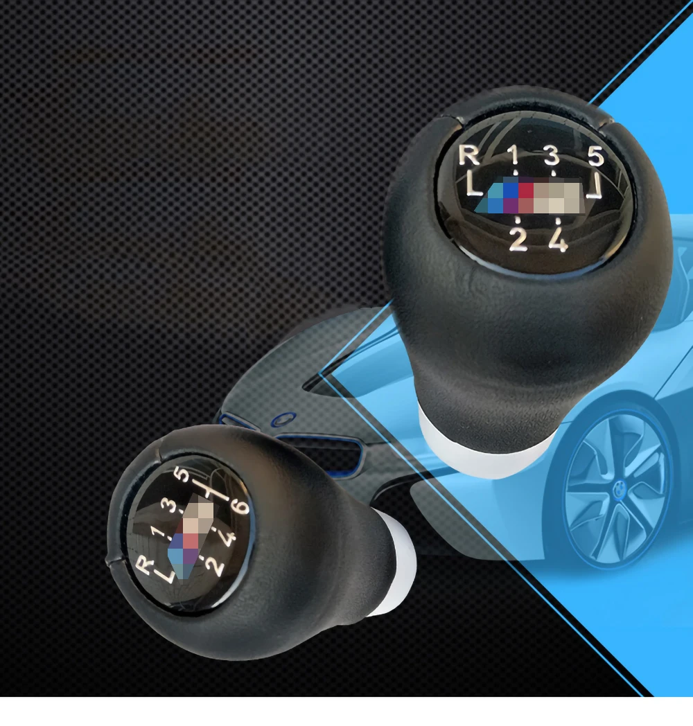 Ручная ручка переключения передач 5/6 рычаг с логотипом M для BM-W 1 3 5 6 7 X1 X3 X5 X6 Z4 Z5 Z8 M3