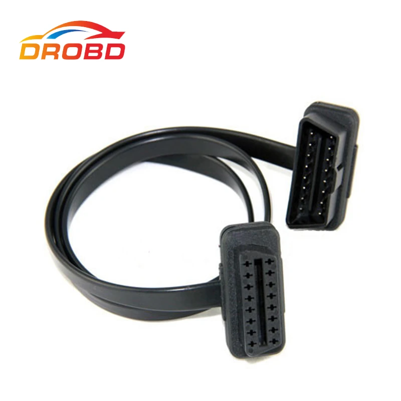 60 см 16 контактный OBDII OBD 2 OBD2 Удлинительный кабель коннектор диагностический