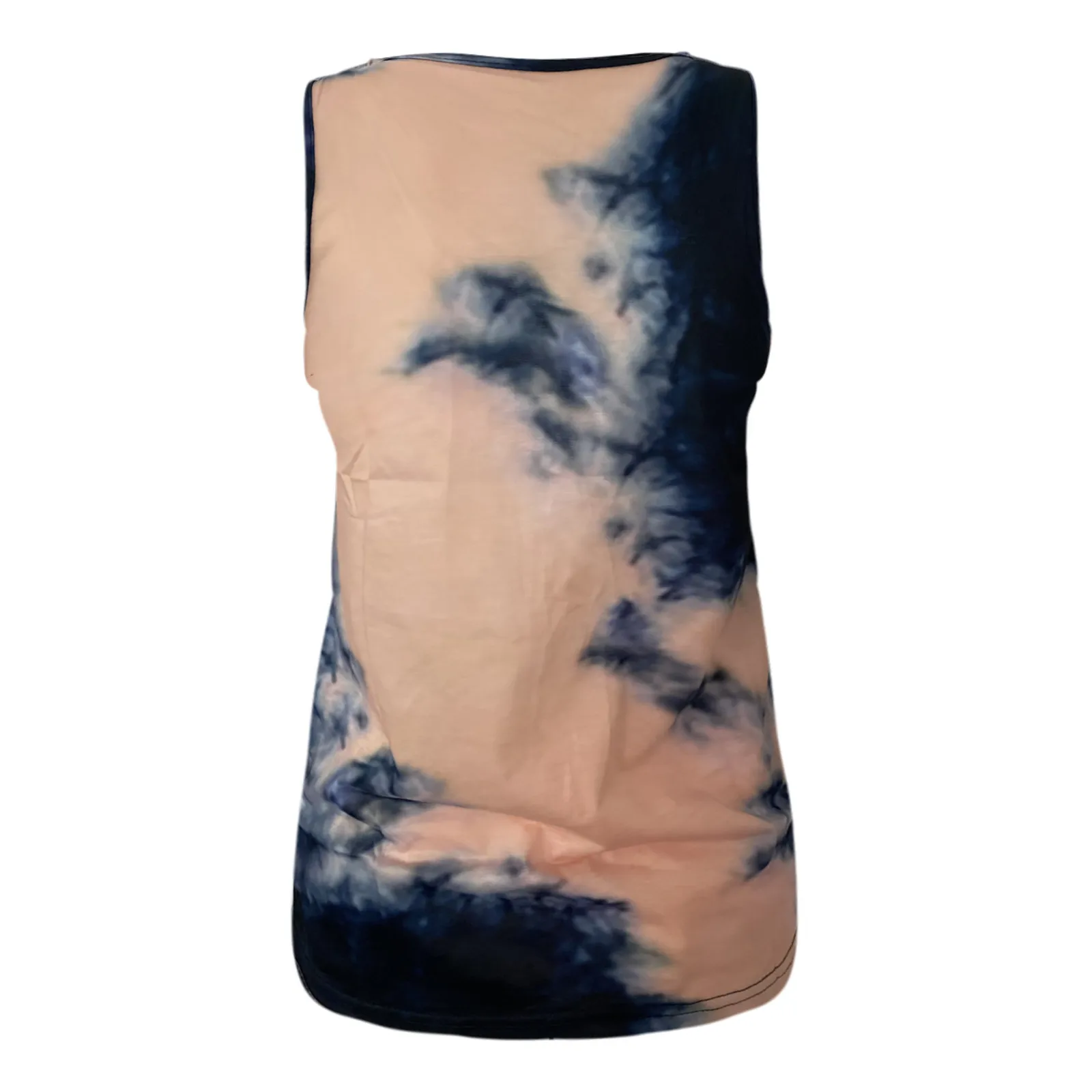 

New Arrival Women's Tops T-Shirts Fashion Summer Sexy Casual Print O-Neck Hollow Out Sleeveless Tops Tank