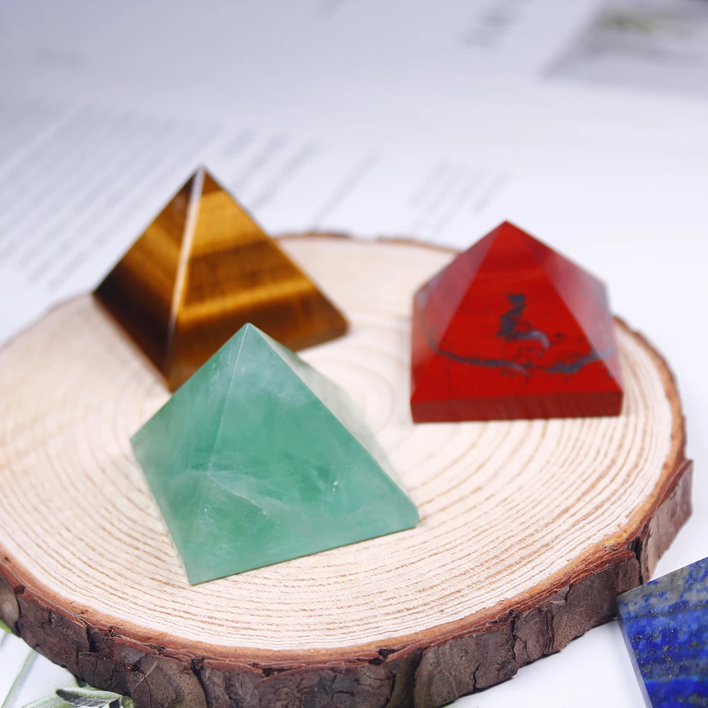 Природный кристалл Пирамида кварцевый исцеляющий Камень Чакра отпугивающий зло
