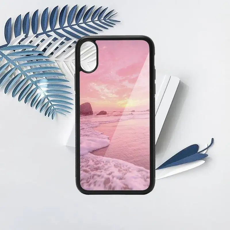 

pink Cloud Sweet sky Great art luxury design cover Phone Case PC for iPhone 11 12 pro XS MAX 8 7 6 6S Plus X 5S SE 2020 XR