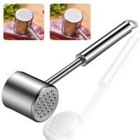 lhs new meat tenderizer steak beefs porks hammer double sided loose kitchen cookware tools kitchen gadgets accessories
