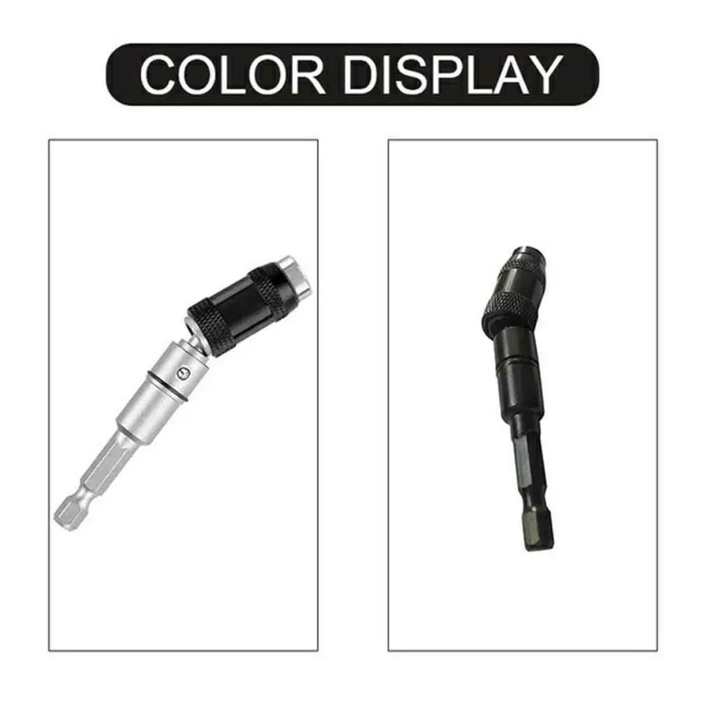 

1/4" Magnetic Screw Drill Tip Drill Screw Tool Quick Change Locking Bit Holder Drive Guide Drill Bit Extensions Pivot Drill