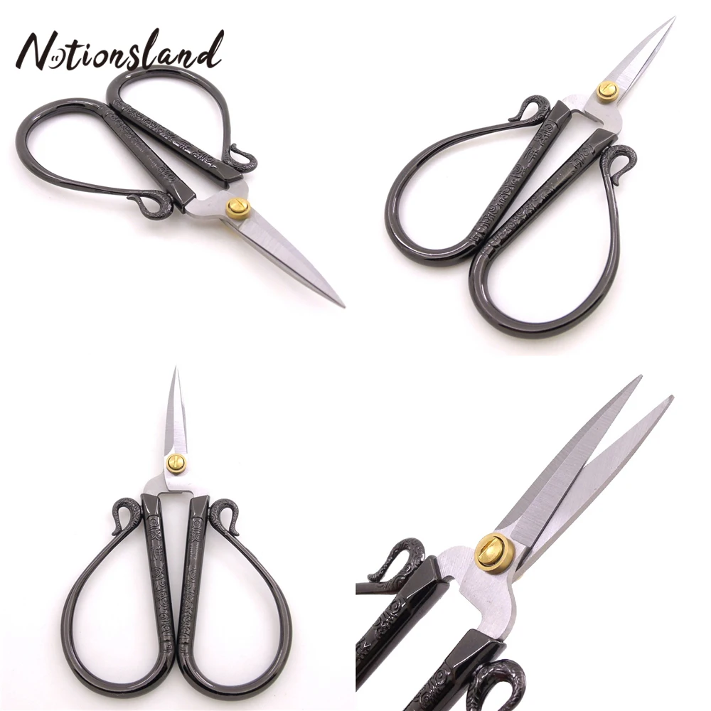 

1 pcs Stainless Steel Shear Home Office Tailor Scissors Retro Cutting Embroidery Scissors DIY Craft Sewing Tool
