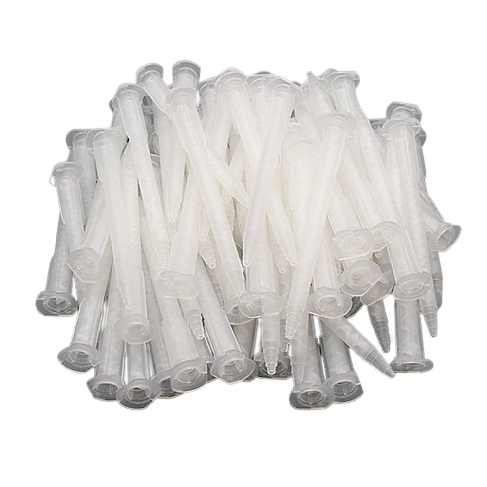 

30pcs AB Glue Mixed Tube Epoxy Adhesive Static Mixer 103mm long Mixing Nozzle Glue Adhesives Static Mixing Nozzle Tools Set