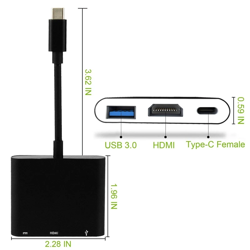 HDMI USB C концентратор адаптер для Nintendo Switch 1080P Тип к конвертер док-кабель |