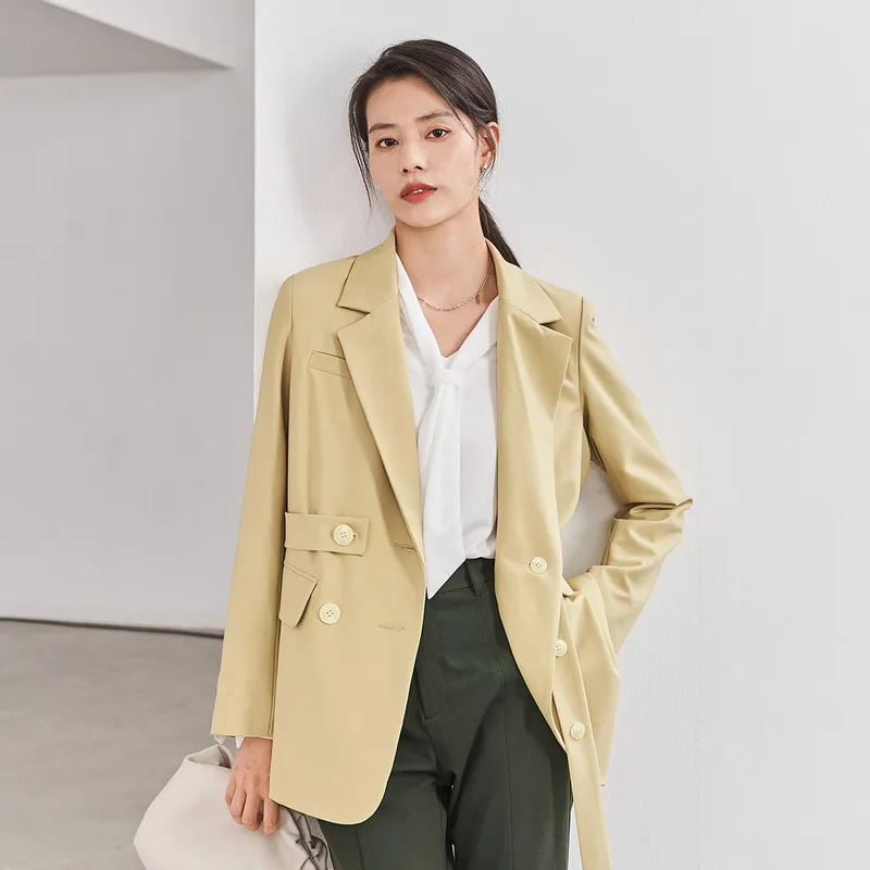 INMAN весна 2020 Новое поступление литературный костюм для путешествий двубортный