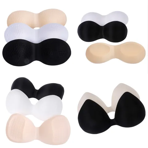 Foam Bra Pads Swimsuit Padding Inserts Sponge Chest Cup Breast Bra Bikini Insert Chest Pad Body-fitted Design