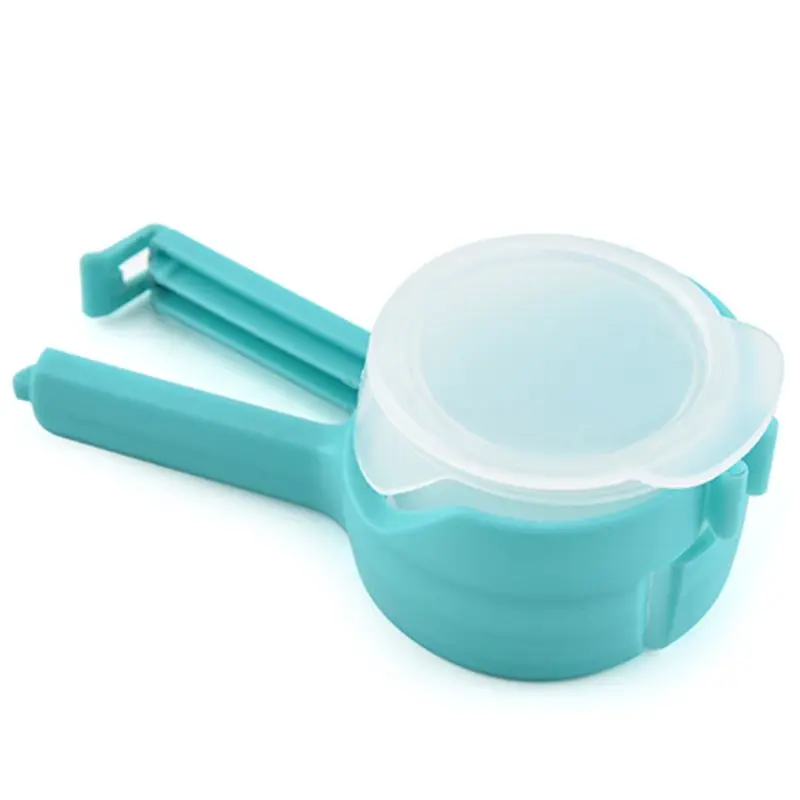 Зажим для хранения еды с зажимом герметизации закусок насадкой разгрузки