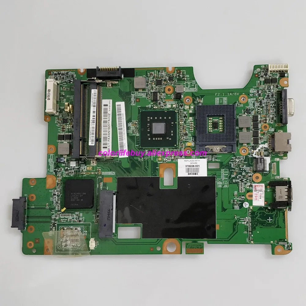 Подлинная материнская плата 578228 001 48.4FQ01.011 DDR2 для ноутбука HP G60 CQ60 G60T 500|Материнские