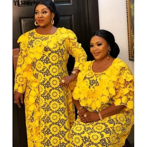 Кружевные африканские платья для женщин, большие размеры, мусульманская мода, Дашики, африканский дизайн, одежда, Abaya Dubai Boubou Robe, Африка, макси платье