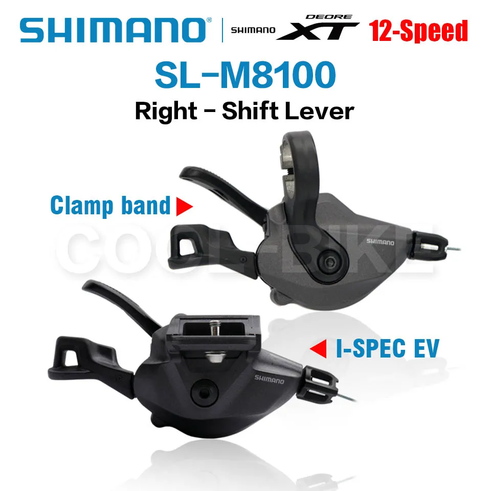 SHIMANO-palanca de cambios XT M8100, SL M8100 RAPIDFIRE Plus, 12s I-SPEC EV,...