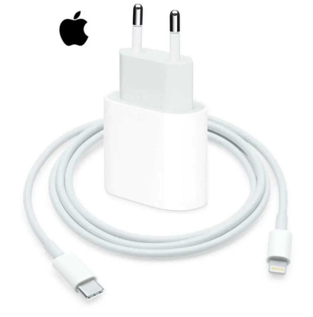 Оригинальное зарядное устройство Apple с usb c на lightning адаптер питания для iPhone 7 8 X XS MAX