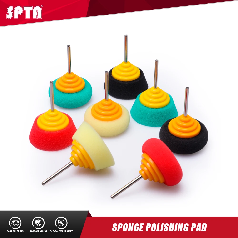 Мини полировальная губка SPTA 2-дюймовое полировальное колесо для ступицы