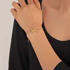 Браслет Cxwind в форме собаки золотистого ретривера, минималистичный браслет, браслеты для любителей собак, кошек, Изящные Ювелирные изделия