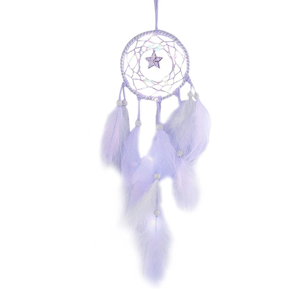 

Colorful Feather Dreamcatcher Handmade Dream Catchers Wall Hanging Home Decoration Ornament Festival Craft Gift for Home Cars