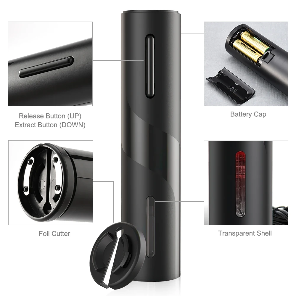 Автоматический Консервооткрыватель Бутылки Вина Штопор нажатием одной кнопки