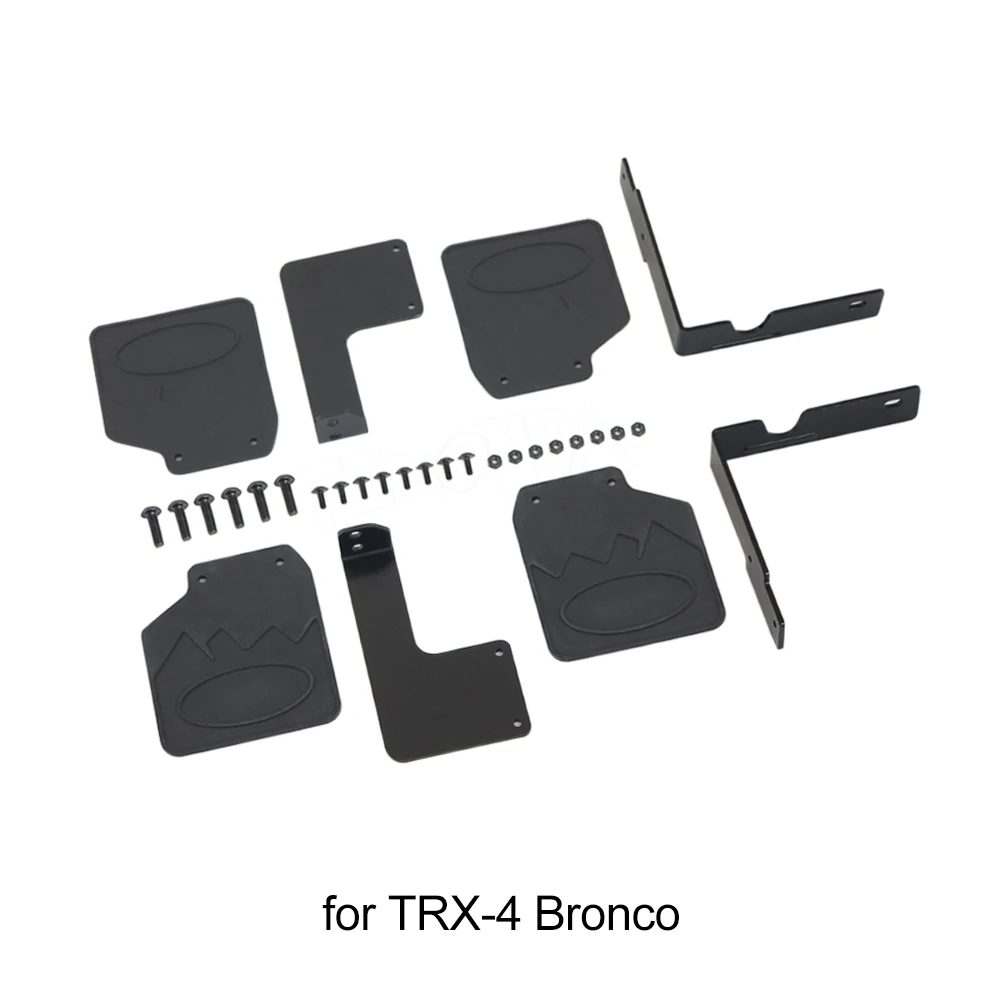 TRX4 Брызговики переднее и заднее резиновое крыло для 1/10 RC Crawler Traxxas Defender Bronco
