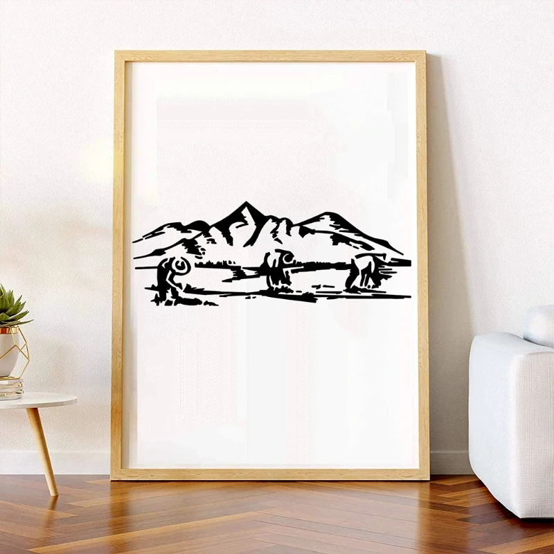 

50LA 10 Pcs Farmhouse Painting Stencils Reusable Farm Theme Drawing Stencils for Scrapbooking Tracing DIY Furniture Wall