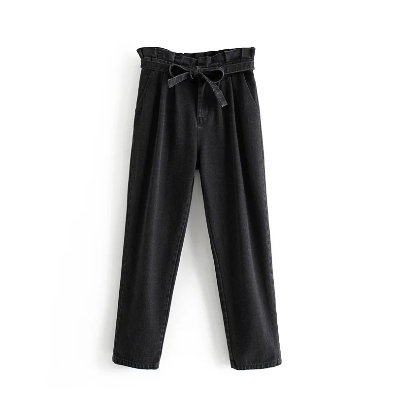 OMIKRON новые винтажные Дамские джинсы для женщин в стиле бойфренд мамы с высокой