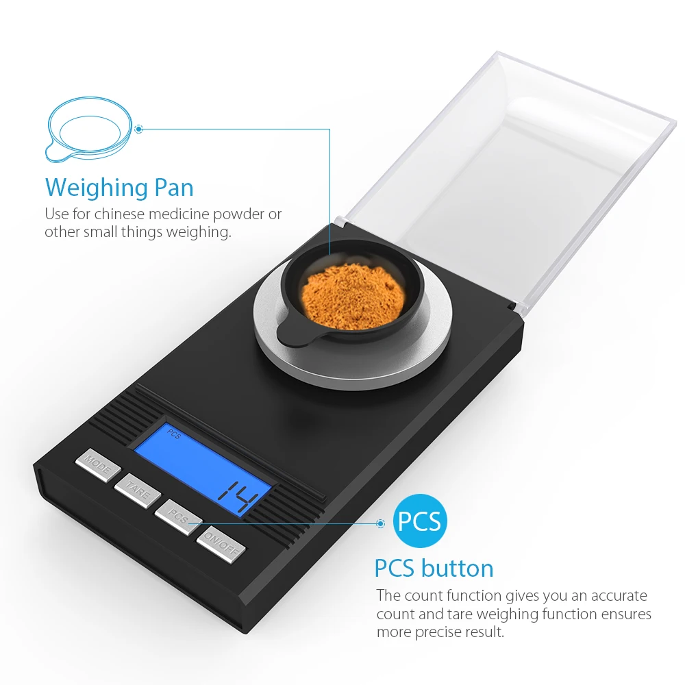 

New 50g x 0.001g High Accurate Scale AMW Gemini bilancia balanza Digital Milligram/ Gram pocket jewelry Scale electronic scales