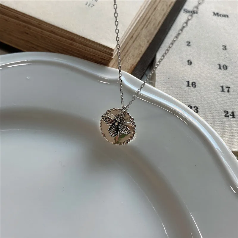 Минималистичное женское ожерелье RUIYI из стерлингового серебра 925 пробы с