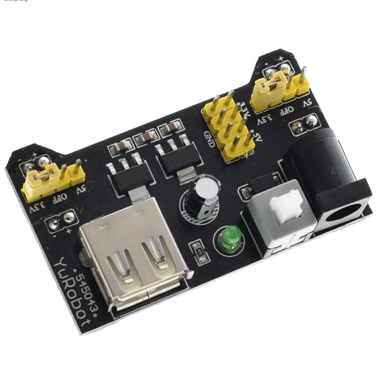 Power Supply Макетная плата для Arduino UNO макетная плата 830 Puntos прототип 400 Solderless 3,3/5 V Блок питания Соединительный кабель комплект проводов - Цвет: Power Supply