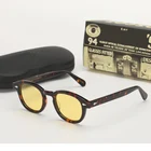 Очки ночного видения, поляризованные солнцезащитные очки для мужчин и женщин, ацетатные очки в оправе, фирменный дизайн, винтажный стиль, Антибликовая коробка