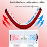 v face lifting face lifting micro current vibrating beauty instrument with remote control facial lifting device photon therapy