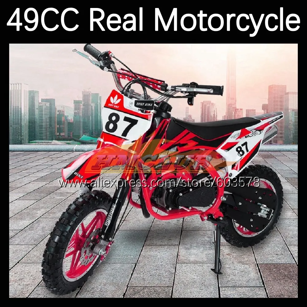 

Mini motorcycle ATV off-road vehicle Apollo mountain bike 49cc 50cc small 2stroke Sports Gasoline Kart Children Racing Motorbike