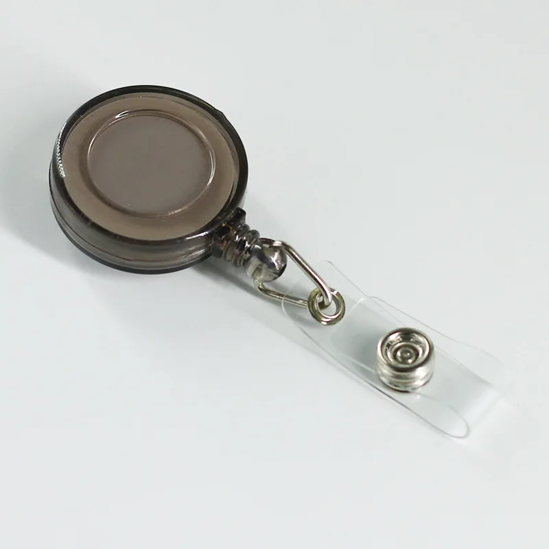 

Прозрачный ретракторный брелок для бейджа Pelsone
