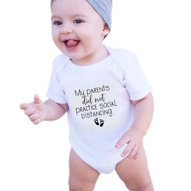 Комбинезон детский для мальчиков и девочек с коротким рукавом | Детская одежда