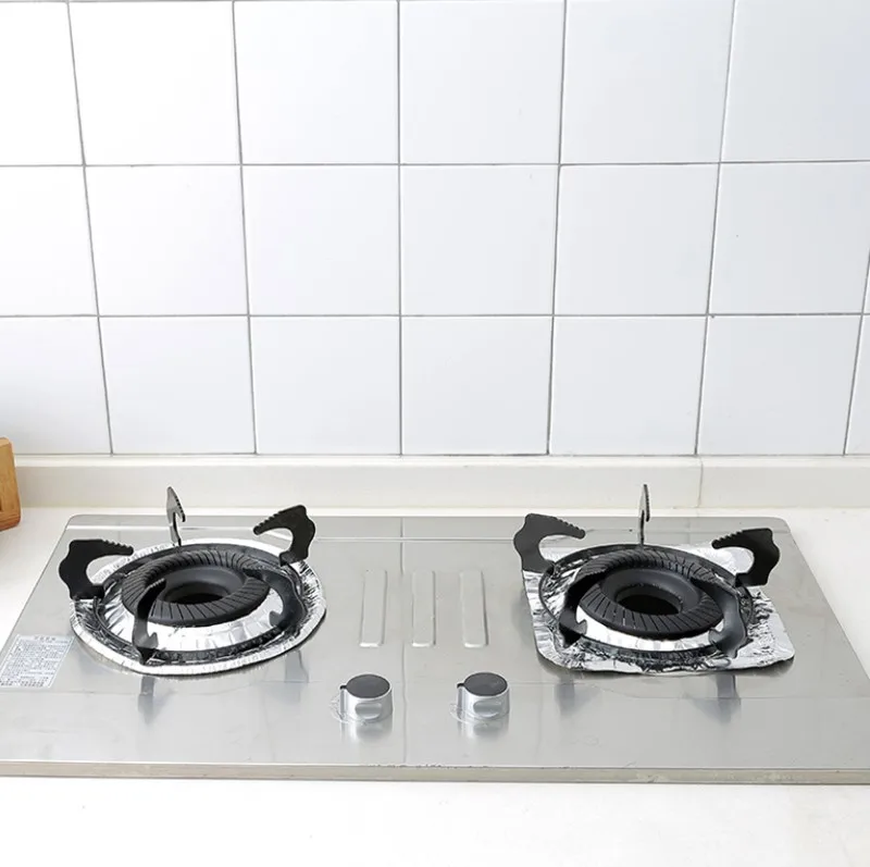 4 шт./10 шт. защитные крышки для газовой плиты/прокладка для чистки коврика для кухонной газовой плиты защитные аксессуары для кухни