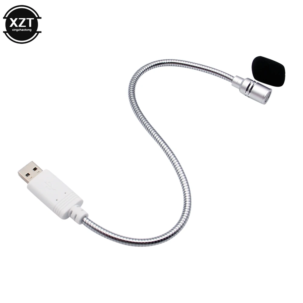 USB Flexible Microphone Mic Portable Studio Speech Audio External for PC Computer Laptop Mac | Электроника