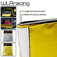 1 meter 1 2 meter self adhesive reflect a gold heat wrap barrier high quality 39in x 47in piece for vw passat audi a4 b6