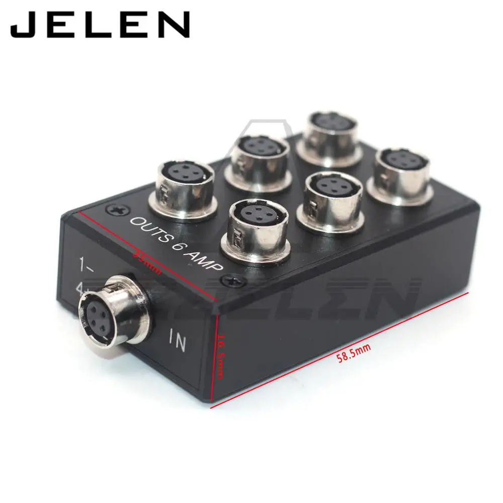 4 pin female to Hirose выходы питания 6 AMP для звуковых устройств 688 633 Zoom F8 Camera power fourway splitter
