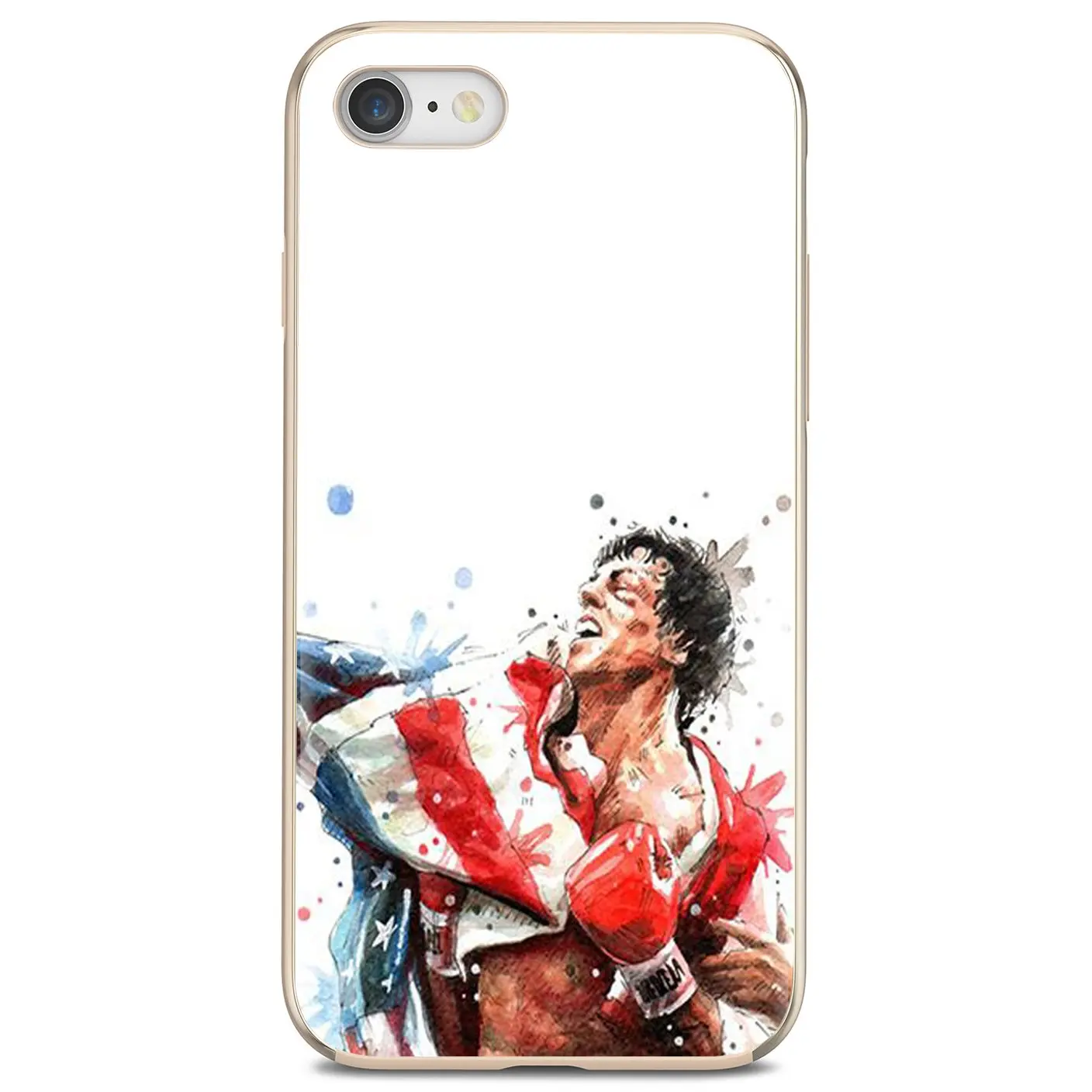 Тонкий силиконовый мягкий ТПУ чехол для телефона Рокки Бальбоа постер Samsung Galaxy Note