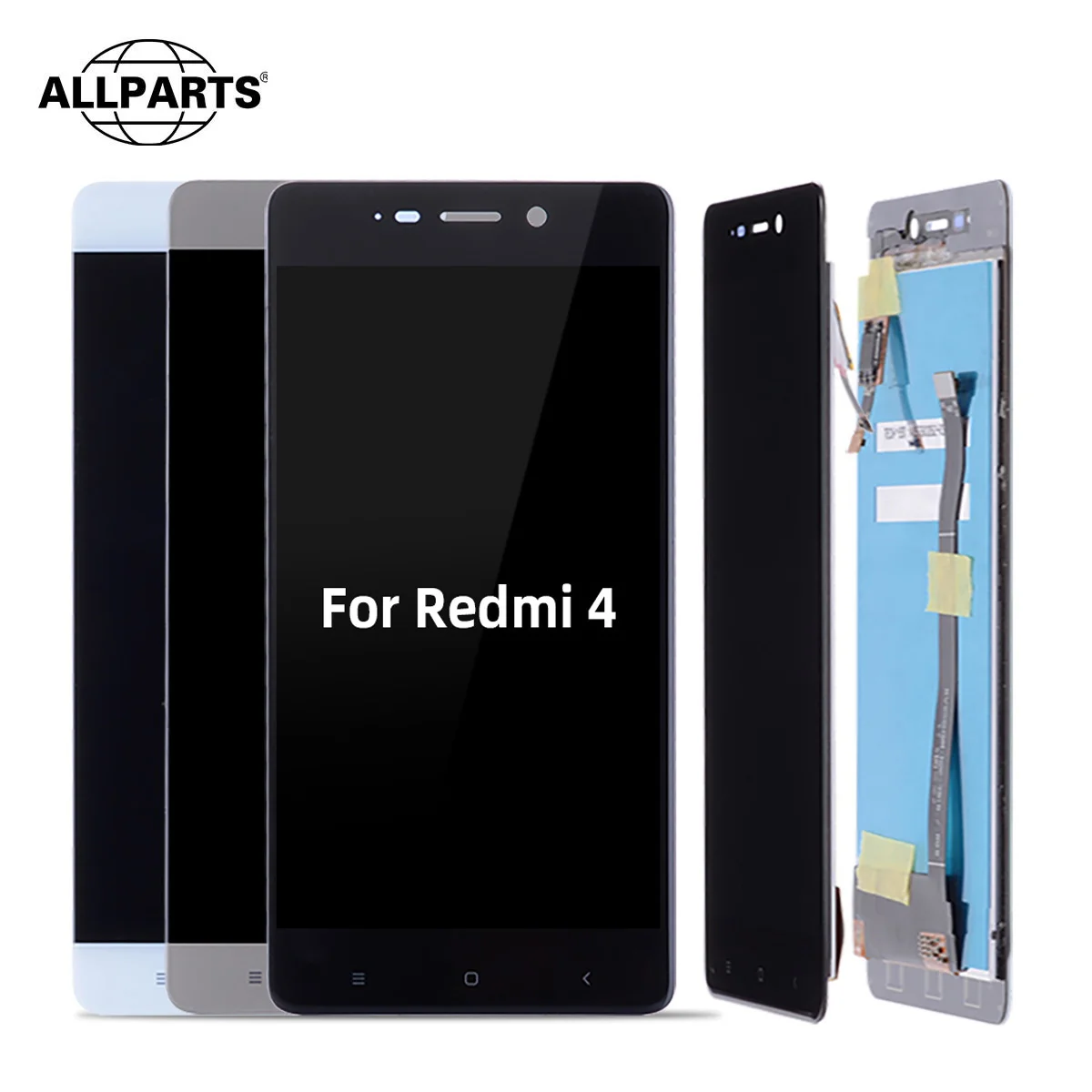 Дисплей для XIAOMI Redmi 4 LCD в сборе с тачскрином Оригинал 5.0'' черный белый