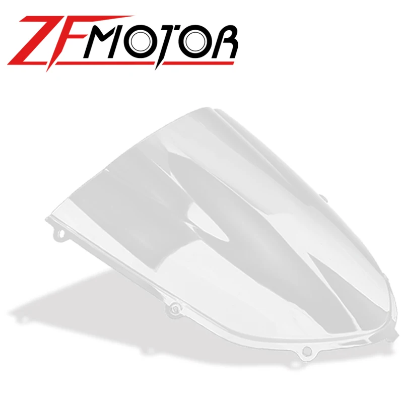 ZX10R 2004 2005 мотоцикл лобовое стекло двойной пузырь для Kawasaki ZX-10R 04 05 ABS пластик |