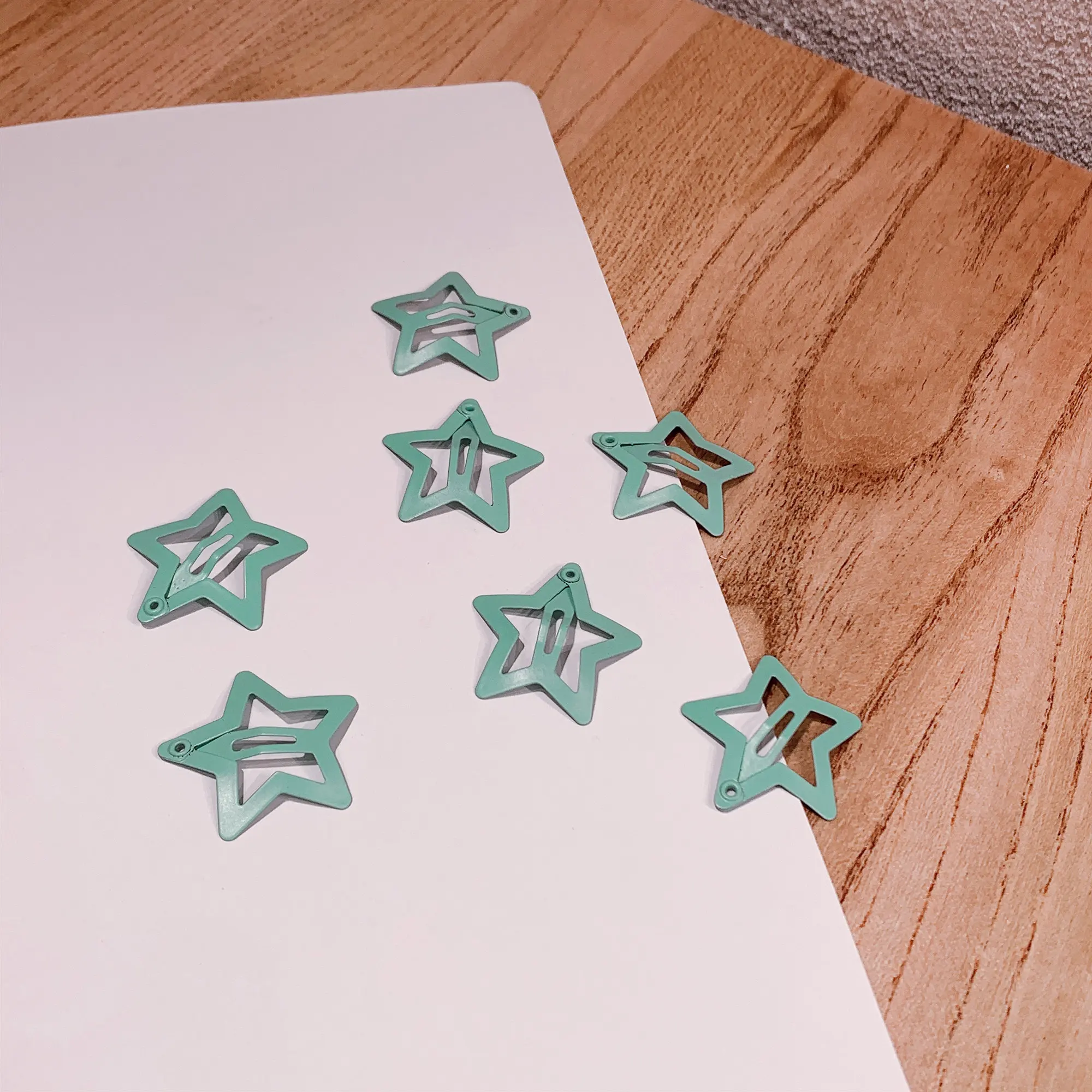 

10/20/30 PCS Children Colorful Star Hair Clips Beautiful Pentagram Hairpins BB Clips Fashion Hair Accessories Headdress