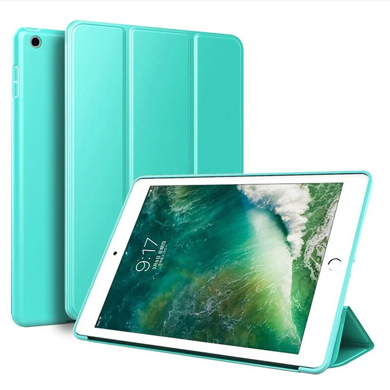 Green Для iPad 5th/6th Магнитный умный чехол для iPad 9,7 Защитный Тонкий чехол-подставка для iPad Air/Air 2 чехол для планшета Funda - Цвет: Green