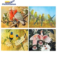 photocustom acylic diy paints by numbers bird animals unique pictures by number on canvas living room gift