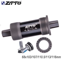 ztto bicycle threaded bottom bracket bsa 103 107 110 5 113 116mm quare hole axis bike parts for square tapered spindle crank