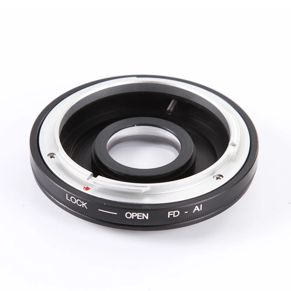 Переходное кольцо из оптического стекла для объектива Canon FD/FC к Nikon D810 D750 D7200 D3300 D5500