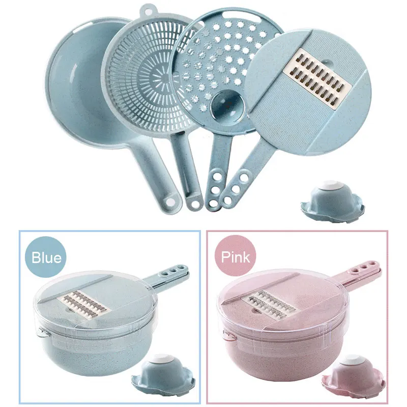 Muz 8 в 1 овощерезка дыня для фруктов моркови Картофельная Овощечистка терка лука с