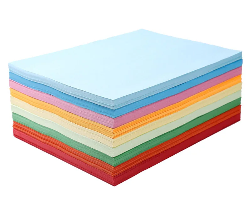 Бесплатная доставка А4 бумага принтер для отслеживания копировальная 10 цветов 50