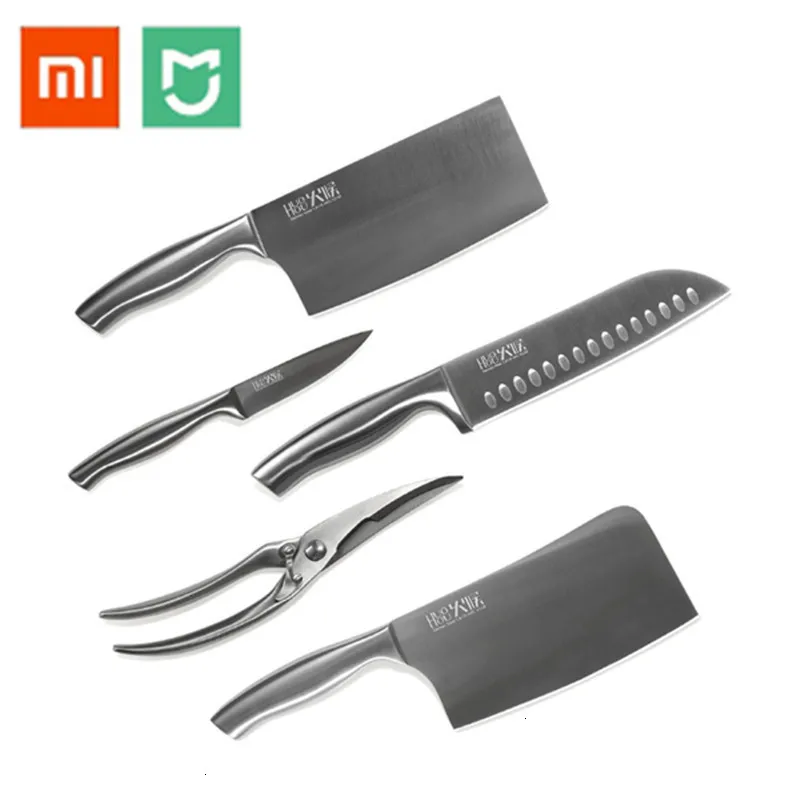 Xiaomi HuoHou набор кухонных ножей 6 шт. Экстремальный долговечный острый |