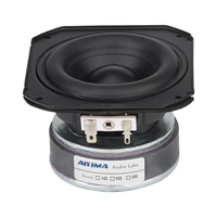 aiyima 1pcs 3 5 mid woofer speaker rubber edge long stroke bass audio speaker 2 ohm 30w hifi home theater loudspeaker